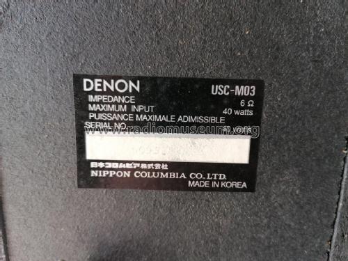 USC-M03; Denon Marke / brand (ID = 2839124) Speaker-P