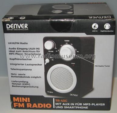 Portable FM Radio TR-43C; Denver Electronics, (ID = 3041979) Radio