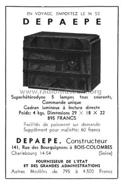 M55; Depaèpe; Paris, Bois (ID = 2591473) Radio