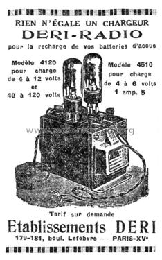 Chargeur 4120; Déri, Éts.; Paris (ID = 1849494) Power-S