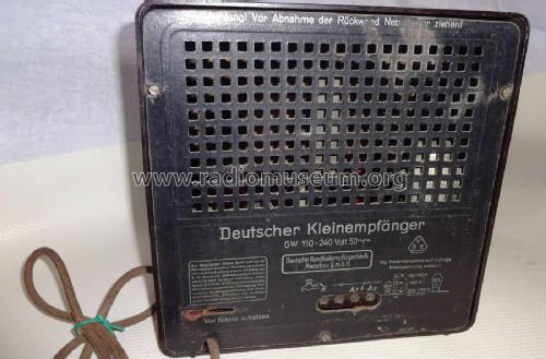Deutscher Kleinempfänger DKE; Derufa, Deutsche (ID = 2690726) Radio