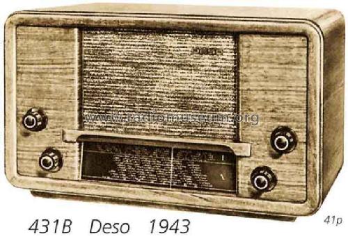 431B; Deso, Dewald & Sohn, (ID = 1520) Radio