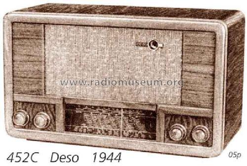 452C; Deso, Dewald & Sohn, (ID = 1527) Radio