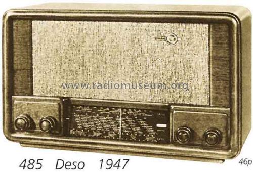 485; Deso, Dewald & Sohn, (ID = 1530) Radio