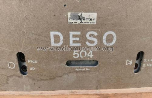 504 ; Deso, Dewald & Sohn, (ID = 2981501) Radio