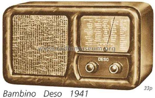 Bambino A42; Deso, Dewald & Sohn, (ID = 1512) Radio