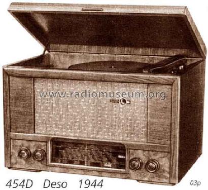 Grammo-Kombi 454D; Deso, Dewald & Sohn, (ID = 1525) Radio