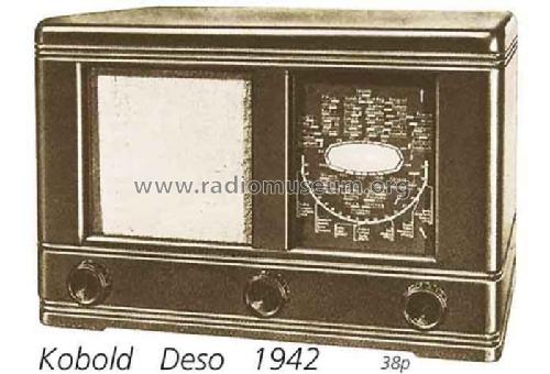 Kobold A43; Deso, Dewald & Sohn, (ID = 1517) Radio