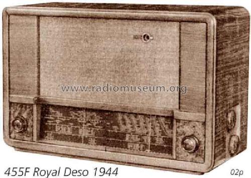 Royal 455F; Deso, Dewald & Sohn, (ID = 1524) Radio