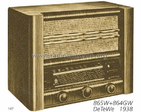 864GW; DeTeWe (ID = 197) Radio