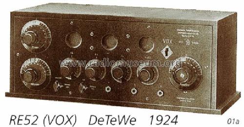 Vox RE52; DeTeWe (ID = 184) Radio