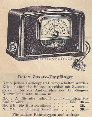 Phänomen ; Detex-Radio J.P. (ID = 1402176) Adattatore