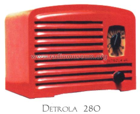 280 Junior Pee Wee ; Detrola; Detroit MI (ID = 1466782) Radio