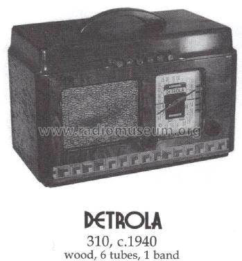 310 ; Detrola; Detroit MI (ID = 1404890) Radio