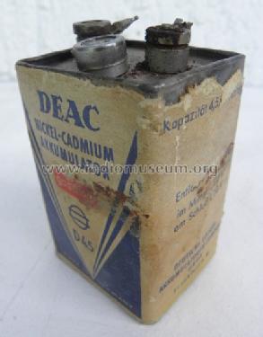 Nickel-Cadmium Akkumulator D 4.5; DEAC, Deutsche (ID = 1483293) Aliment.