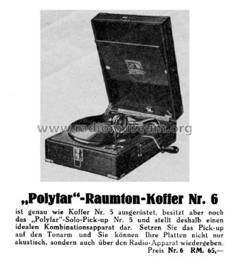 Polyfar-Raumton-Koffer Nr. 6; Deutsche Grammophon- (ID = 1552098) TalkingM