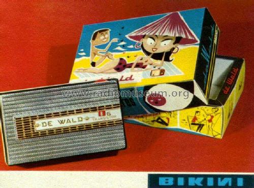 Bikini 6 transistor; de Wald; Barcelona (ID = 601180) Radio