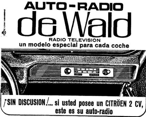 Citröen 2 CV; de Wald; Barcelona (ID = 1386836) Car Radio