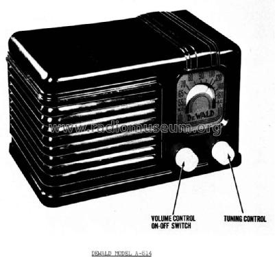 A-514 Bantam ; DeWald Radio Mfg. (ID = 909947) Radio