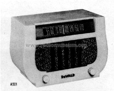 A-501 Harp; DeWald Radio Mfg. (ID = 711734) Radio