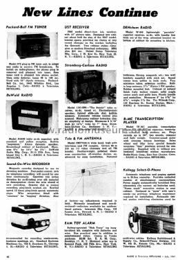 A-503-R Streamliner ; DeWald Radio Mfg. (ID = 1220966) Radio