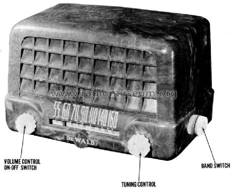 C-516 ; DeWald Radio Mfg. (ID = 583851) Radio