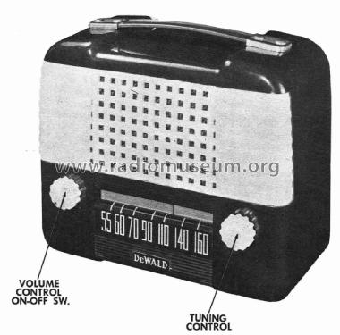 D-E 517 A ; DeWald Radio Mfg. (ID = 3047084) Radio