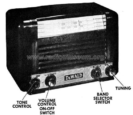 E-520 ; DeWald Radio Mfg. (ID = 557296) Radio