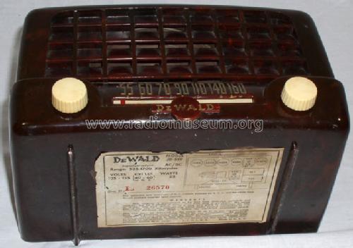 JD-519 ; DeWald Radio Mfg. (ID = 1215413) Radio