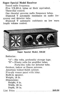 Baby Grand Console ; Diamond T Radio; (ID = 1302826) Radio