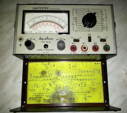 Univerzal Tube Voltmeter TM 101 / TR-1458; Dig-eltron brand, (ID = 2682704) Equipment