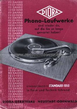 Standard 1950 S; Diora GmbH; Berlin (ID = 547077) R-Player