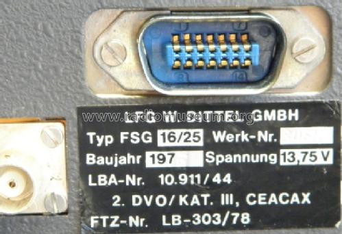 VHF-COMM FSG 16/25; Dittel GmbH, Walter, (ID = 1433903) Commercial TRX