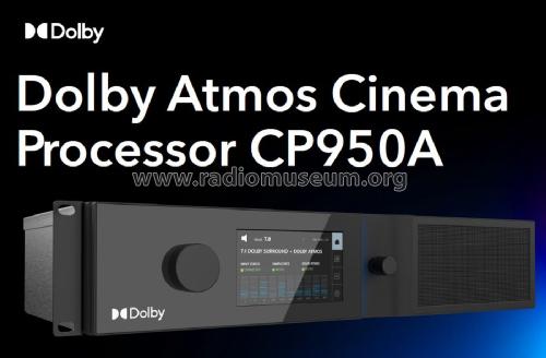 Atmos Cinema Processor CP950A; Dolby Laboratories, (ID = 3108625) Ampl/Mixer