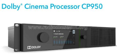 Cinema Processor CP950; Dolby Laboratories, (ID = 3108623) Ampl/Mixer