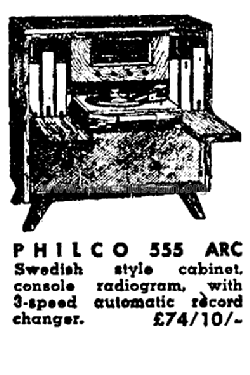 Philco 555ARC; Dominion Radio & (ID = 2757708) Radio