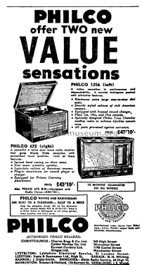 Philco 672; Dominion Radio & (ID = 2758930) Radio