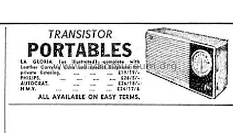 La Gloria 7 Transistor G27; Dominion Radio & (ID = 3084683) Radio