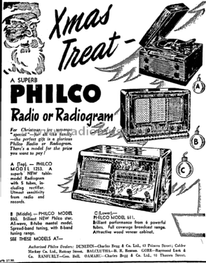 Philco 611; Dominion Radio & (ID = 2754214) Radio