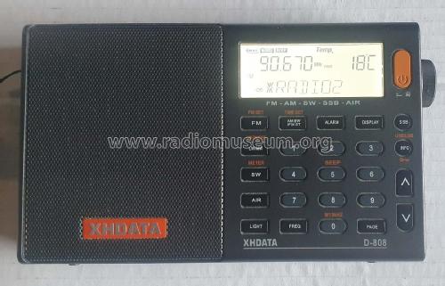 XHData FM-AM-SW-SSB-Air D-808; Dongguan Xinhuaide (ID = 2820429) Radio