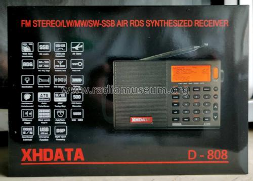 XHData FM-AM-SW-SSB-Air D-808; Dongguan Xinhuaide (ID = 2920888) Radio