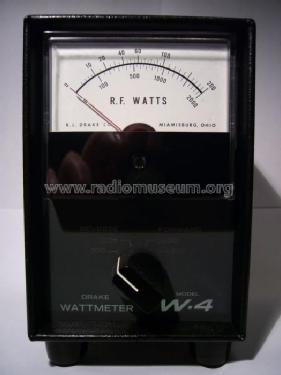 Wattmeter W-4; Drake, R.L. (ID = 405931) Amateur-D