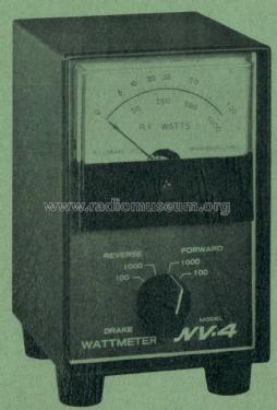 R.F. Wattmeter WV-4; Drake, R.L. (ID = 2517255) Amateur-D