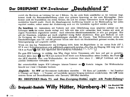 Dreipunkt-KW-Zweikreiser Deutschland 2 ; Dreipunkt-Gerätebau, (ID = 2998302) Kit