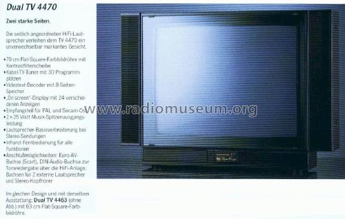 Colour TV TV4463; Dual, Gebr. (ID = 800066) Television