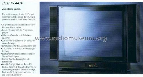 Colour TV TV4470; Dual, Gebr. (ID = 800069) Television