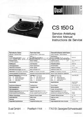 CS150Q; Dual, Gebr. (ID = 580489) R-Player