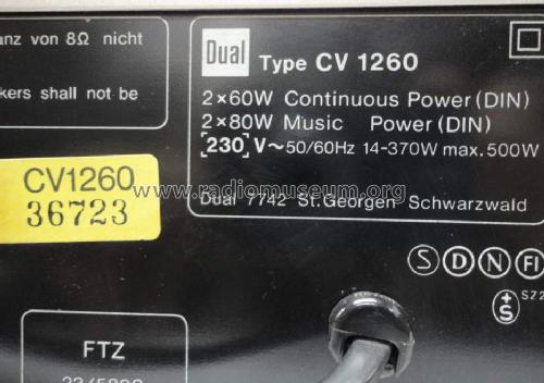 CV1260; Dual, Gebr. (ID = 1223107) Ampl/Mixer