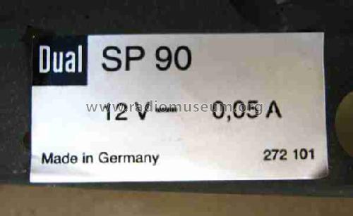 SP 90; Dual, Gebr. (ID = 467216) Sonido-V