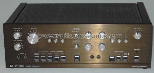 Stereo Amplifier CV1600 MB; Dual, Gebr. (ID = 2042801) Ampl/Mixer